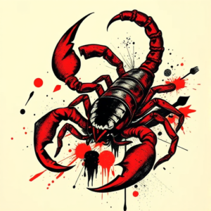 Trash Polka Scorpio Tattoo