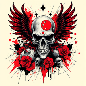 Trash Polka Seraphim Tattoo