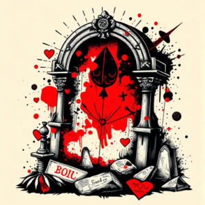 Trash Polka Tombstone Tattoo