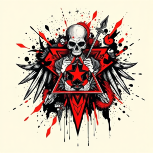 Trash Polka Trinity Tattoo