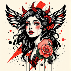 Trash Polka Venus Tattoo