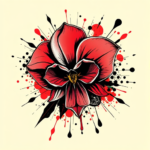 Trash Polka Violet Tattoo