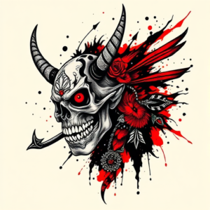 Trash Polka Wendigo Tattoo