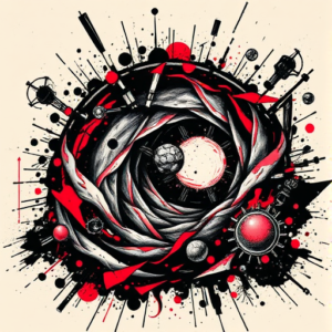 Trash Polka Wormhole Tattoo