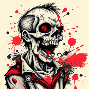 Trash Polka Zombie Tattoo
