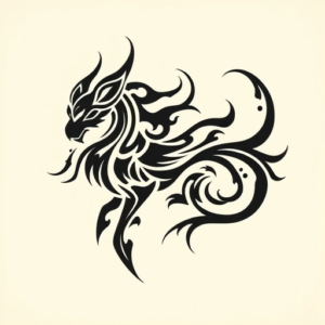 Tribal Animal Tattoo