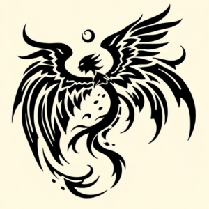 Tribal Archangel Tattoo