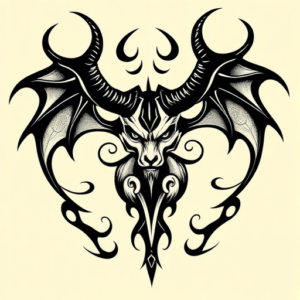 Tribal Baphomet Tattoo