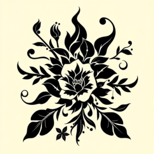 Tribal Bouquet Tattoo