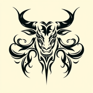 Tribal Bull Tattoo