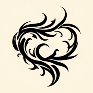 Tribal Cartoon Tattoo