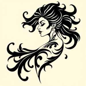 Tribal Catrina Tattoo