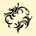 Tribal Coordinates Tattoo