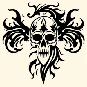 Tribal Crusader Tattoo