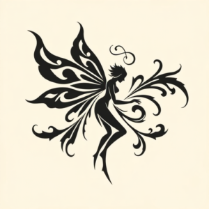 Tribal Fairy Tattoo