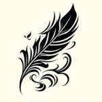 Tribal Feather Tattoo