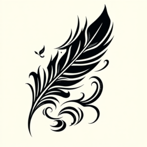 Tribal Feather Tattoo
