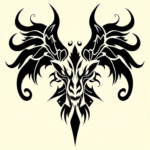 Tribal Fenrir Tattoo