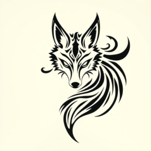 Tribal Fox Tattoo