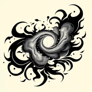 Tribal Galaxy Tattoo