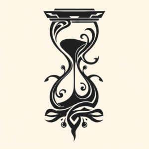 Tribal Hourglass Tattoo