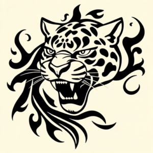 Tribal Jaguar Tattoo