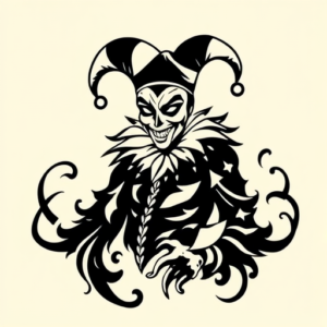 Tribal Jester Tattoo