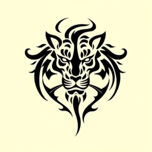 Tribal Leo Tattoo