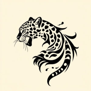 Tribal Leopard Tattoo