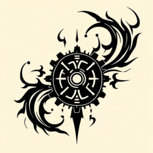 Tribal Mechanic Tattoo