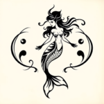 Tribal Mermaid Tattoo