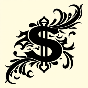 Tribal Money Tattoo