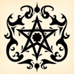 Tribal Pentagram Tattoo