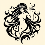 Tribal Persephone Tattoo