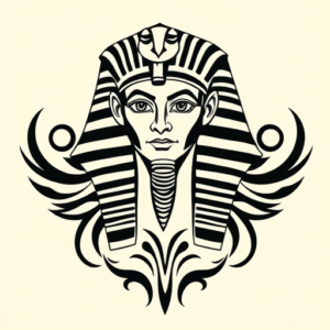 Tribal Pharaoh Tattoo