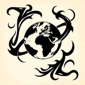 Tribal Planet Tattoo