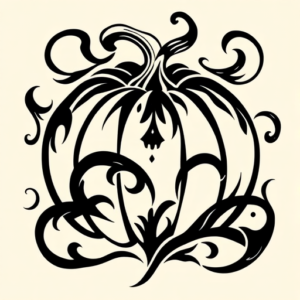 Tribal Pumpkin Tattoo