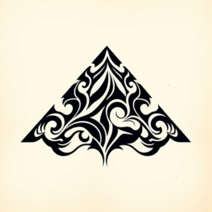 Tribal Pyramid Tattoo