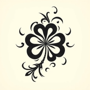 Tribal Shamrock Tattoo