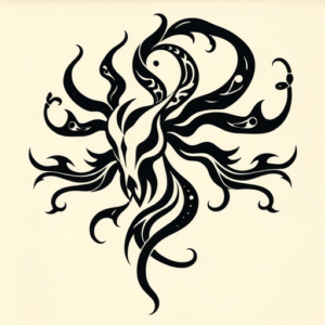 Tribal Sisyphus Tattoo