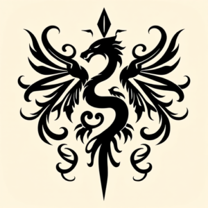 Tribal Slytherin Tattoo