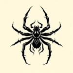 Tribal Spider Tattoo