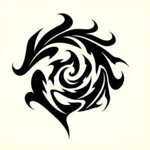 Tribal Spiral Tattoo