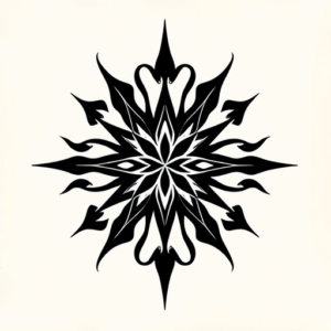 Tribal Star Tattoo