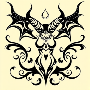 Tribal Succubus Tattoo