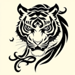 Tribal Tiger Tattoo