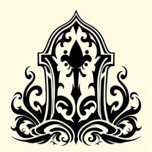 Tribal Tombstone Tattoo