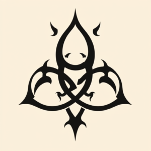 Tribal Triquetra Tattoo