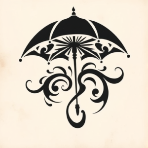 Tribal Umbrella Tattoo