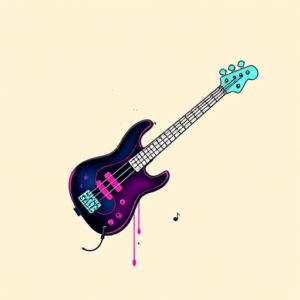 Vaporwave Bass Tattoo